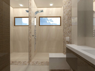 BATHROOM WITH SAUNA – PRIZE HOUSE IN THE POLISH VERSION OF ‘BUILDING THE DREAM” TV SHOW